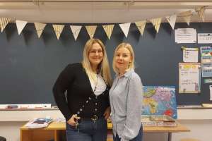Opettajat Krista Salmi ja Anna Rantanen