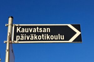 Opastekyltti.