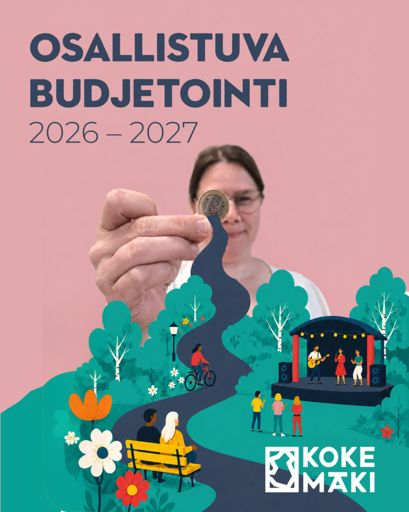 Vaaleanpunaisella taustalla anisnen, joka pitää euron kolikkoa, josta lähtee joki.