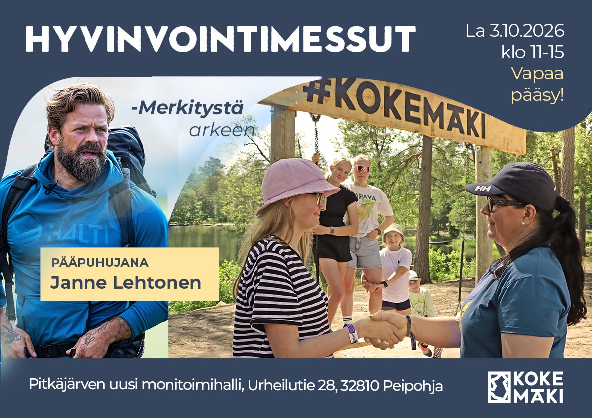 Hyvinvintimessujen mainos.